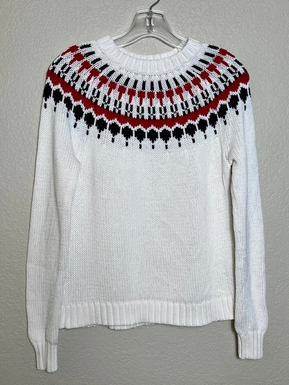 *FIRM PRICE* J. Crew Mercantile Fair Isle 100% Cotton Sweater